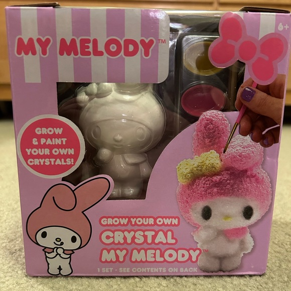 Sanrio HELLO KITTY My Melody Grow & paint Your Own Crystal Set - Picture 1 of 2